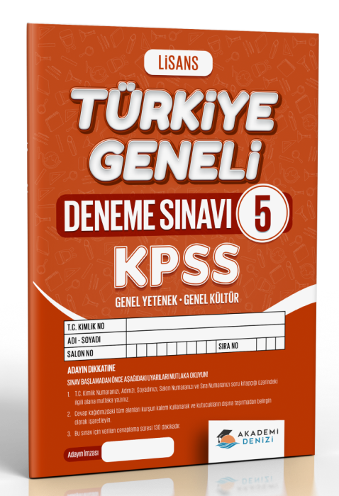 AKADEMİ DENİZİ KPSS LİSANS TG5 - 2025-26